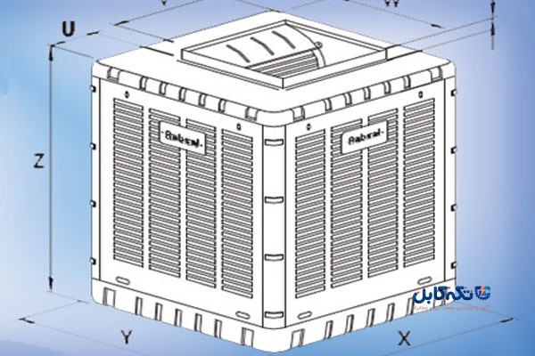 ابعاد مختلف کولرهای آبی