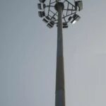 پایه چراغ روشنایی برج نوری میله پرچم