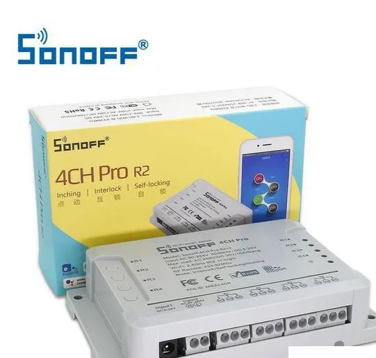 رله سویچ هوشمند ساناف با ۴ خروجی Sonoff-4ch-PRO-R2