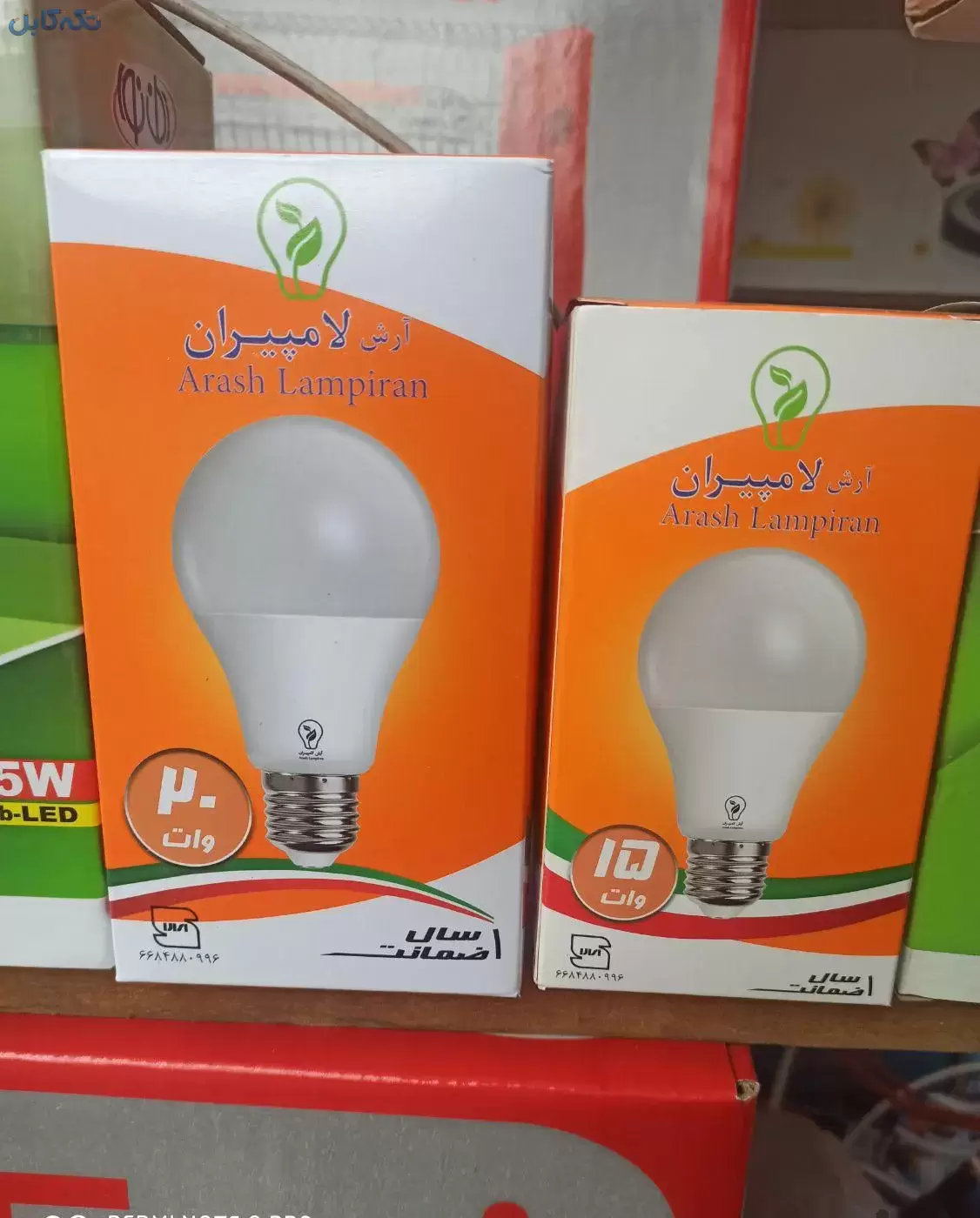 لامپ های ال ای دی با گارانتی تعویض نو و آکبند
