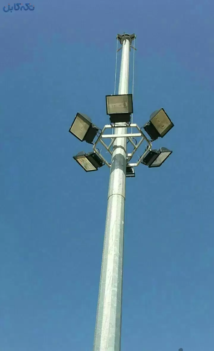 برج نوری پایه چراغ پایه پرچم روشنایی معابر