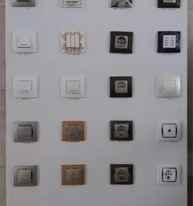 کلید و پریز در طرح های مختلف