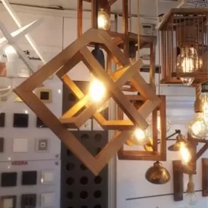 فروش انواع لوستر چوبی