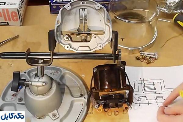 اجزای مختلف کنتور برق مکانیکی