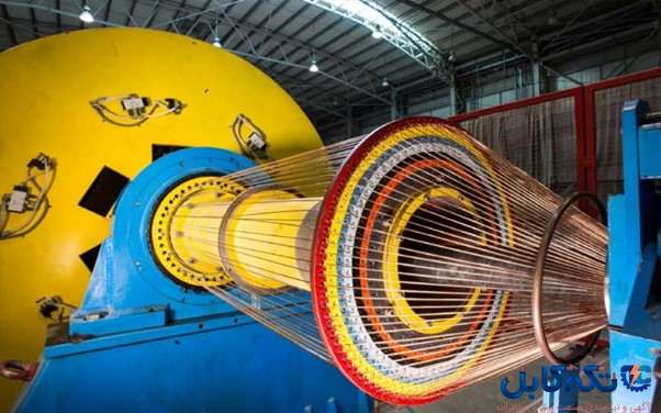 خط تولید پیشرفته سیم و کابل همدان