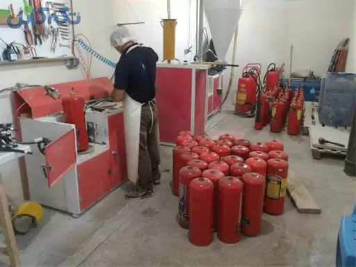 شارژ و فروش کپسول آتشنشانی