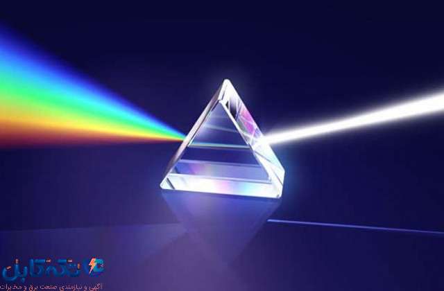 استفاده از منشور برای تشخیص رنگ