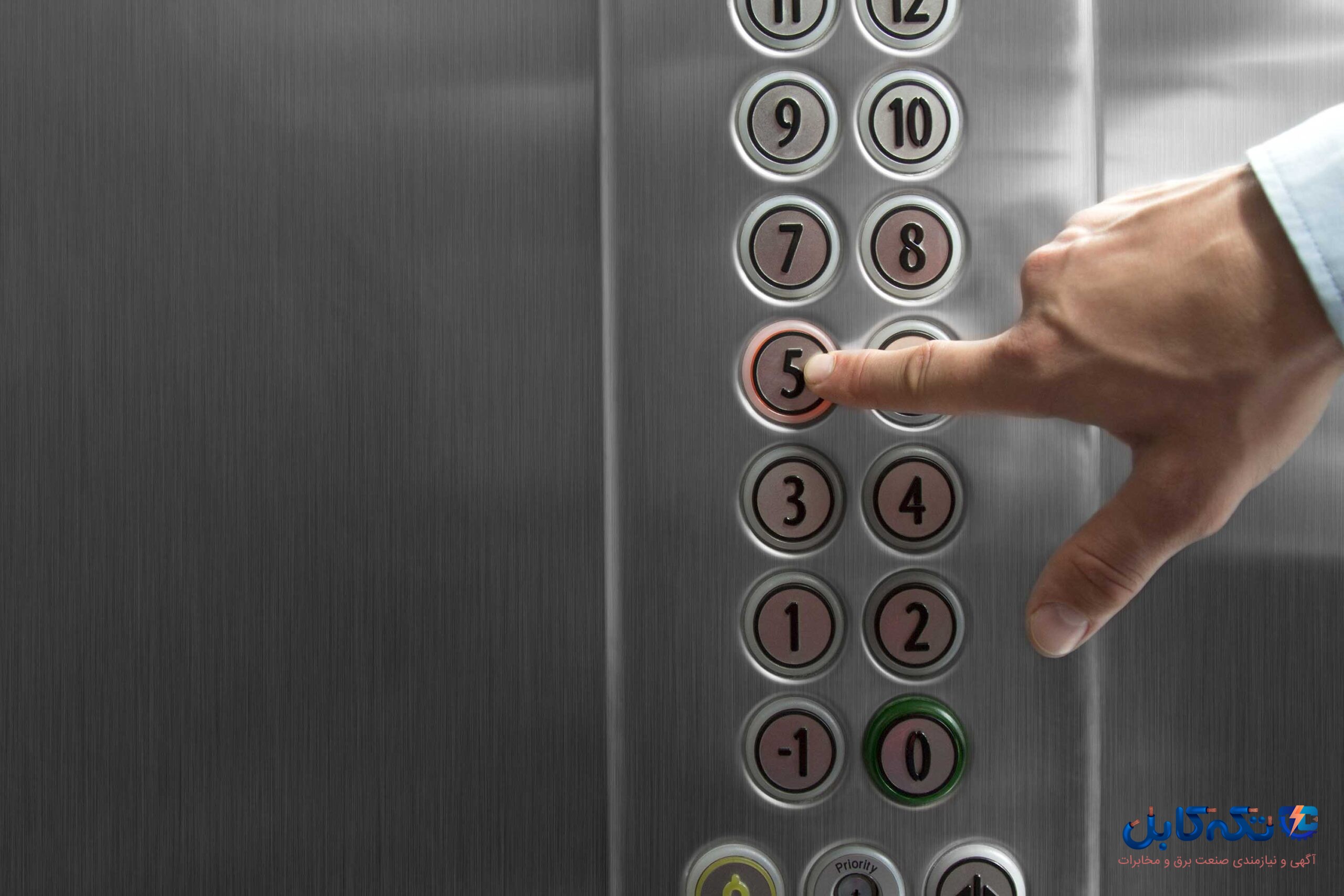 ساده ترین سیستم نامگذاری دکمه‌های آسانسور