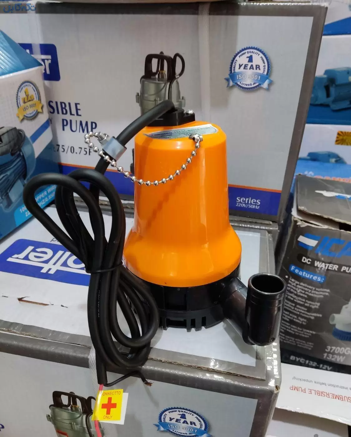 کفکش ۱۲ ولت ۵ متری وونیکو کف کش استخریDCPUMP آکبند