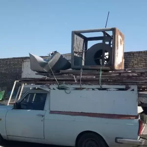 خرید ضایعات فلزی اهن آلومینیوم درب پنجره ابگرمکن