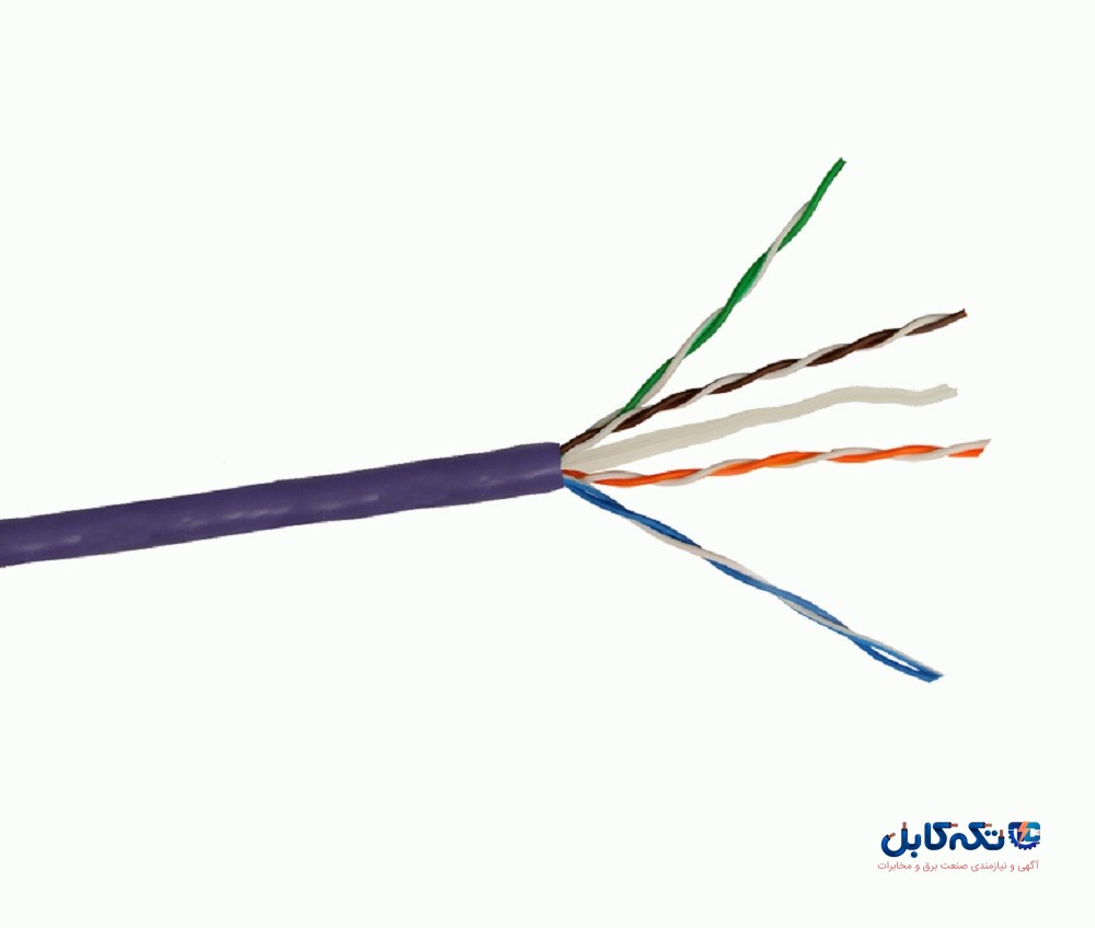 Giganet Category 6 UTP LSOH Violet Cable - 305m