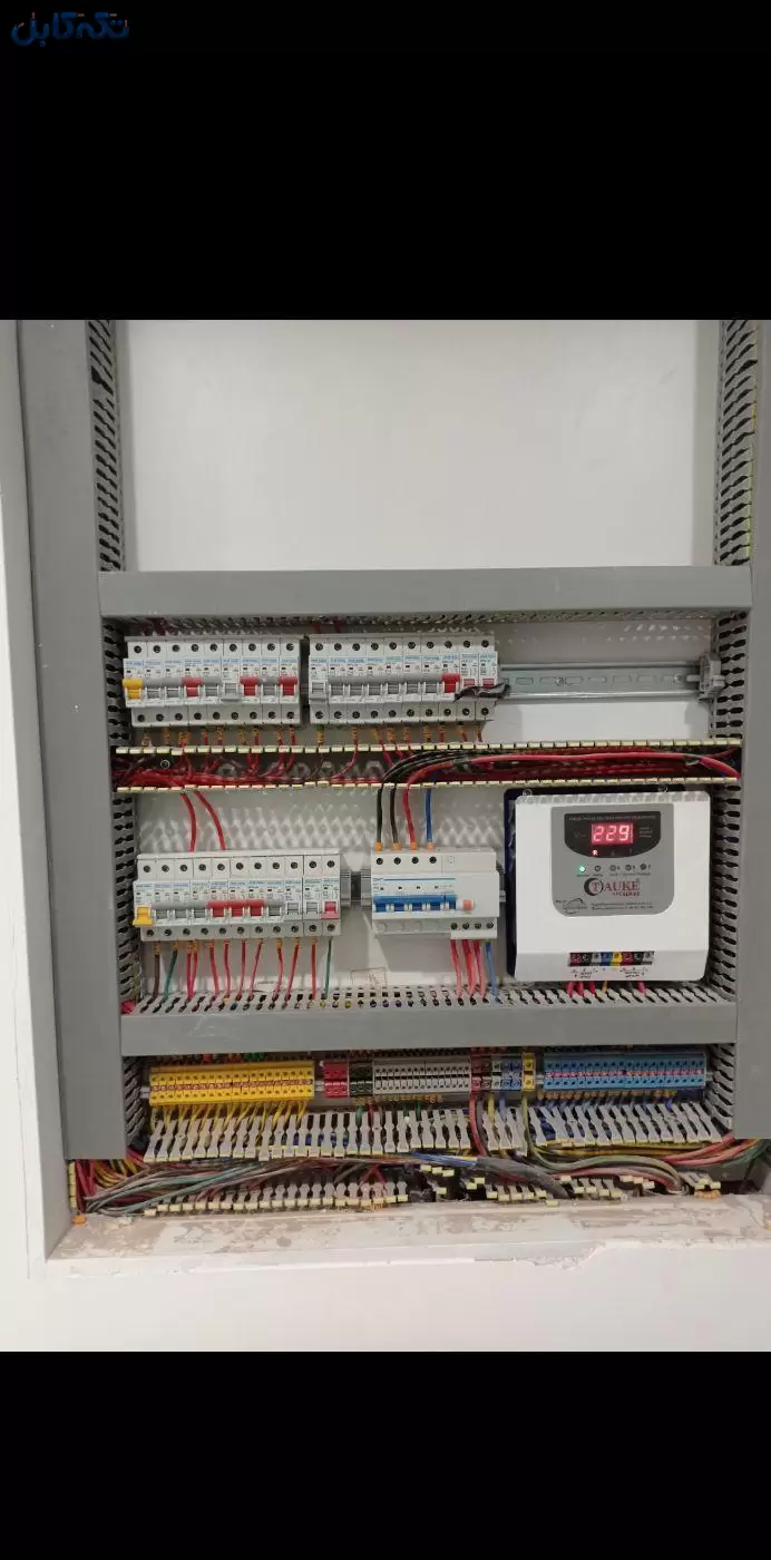 برقکار ساختمان اتصال گیری نصب محافظ اصولی نصب لوستر