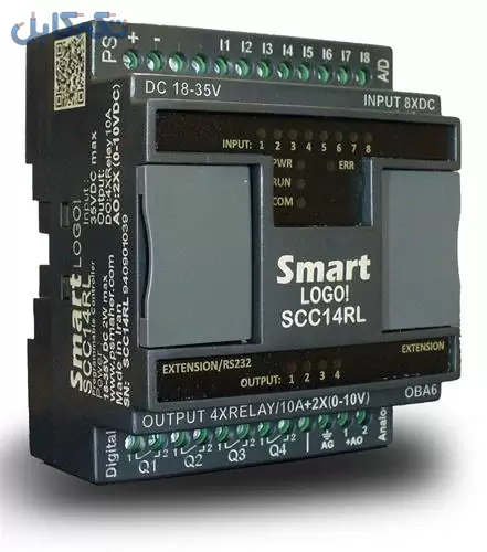 Smart LOGO SCC14RL پی ال سی لوگو با ولتاژ 24 ولت