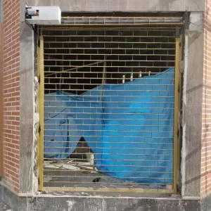 کرکره برقی ضد سرقت درب اتوماتیک‌شیشه ای