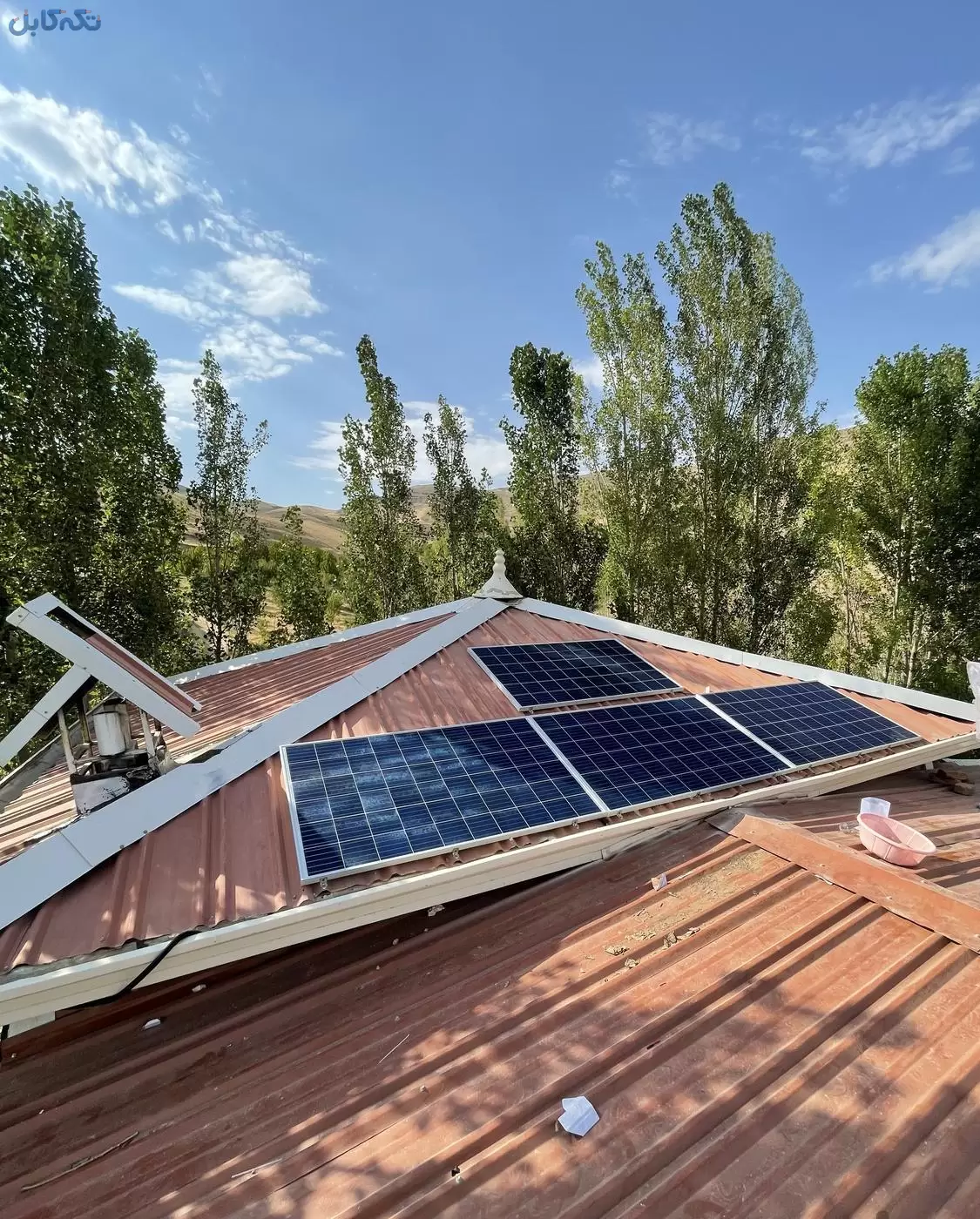 پنل خورشیدی انرژی خورشیدی برق25آمپر