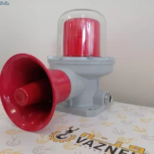 آژیر هشدار چراغ گردان شنیداری دیداری جرثقیل سقفی