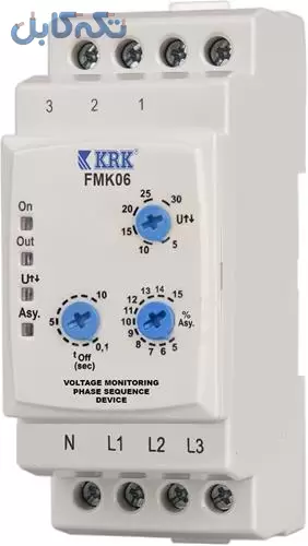 رله کنترل فاز موتوری – کنترل آسیمتری ولتاژ KRK