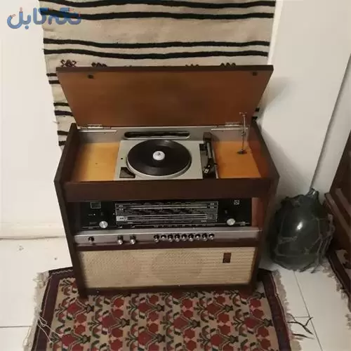 رادیوگرام ، رادیو قدیمی ، گرام مبله ، تلفن قدیمی