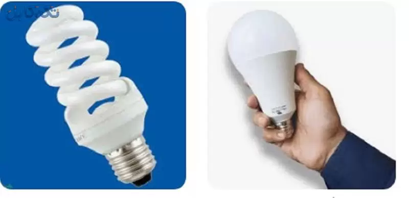 عرضه و پخش لامپ کم مصرف در وات های مختلف