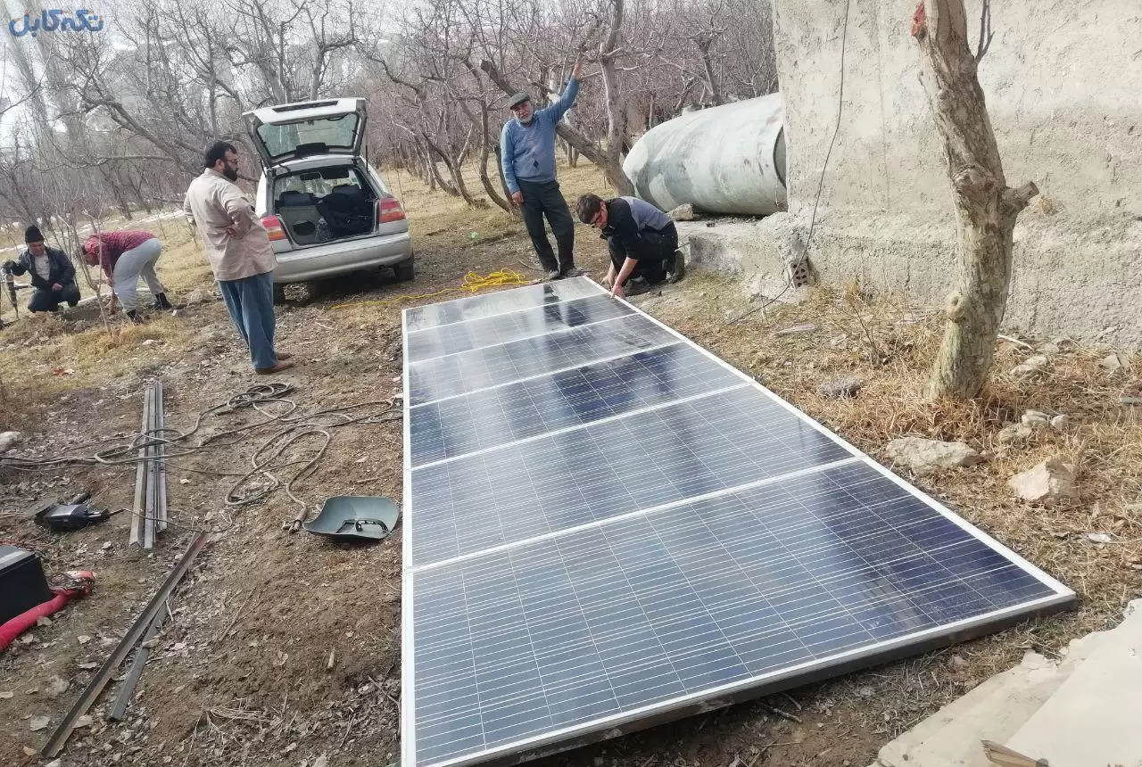 کولر آبی کارکرد با برق خورشیدی