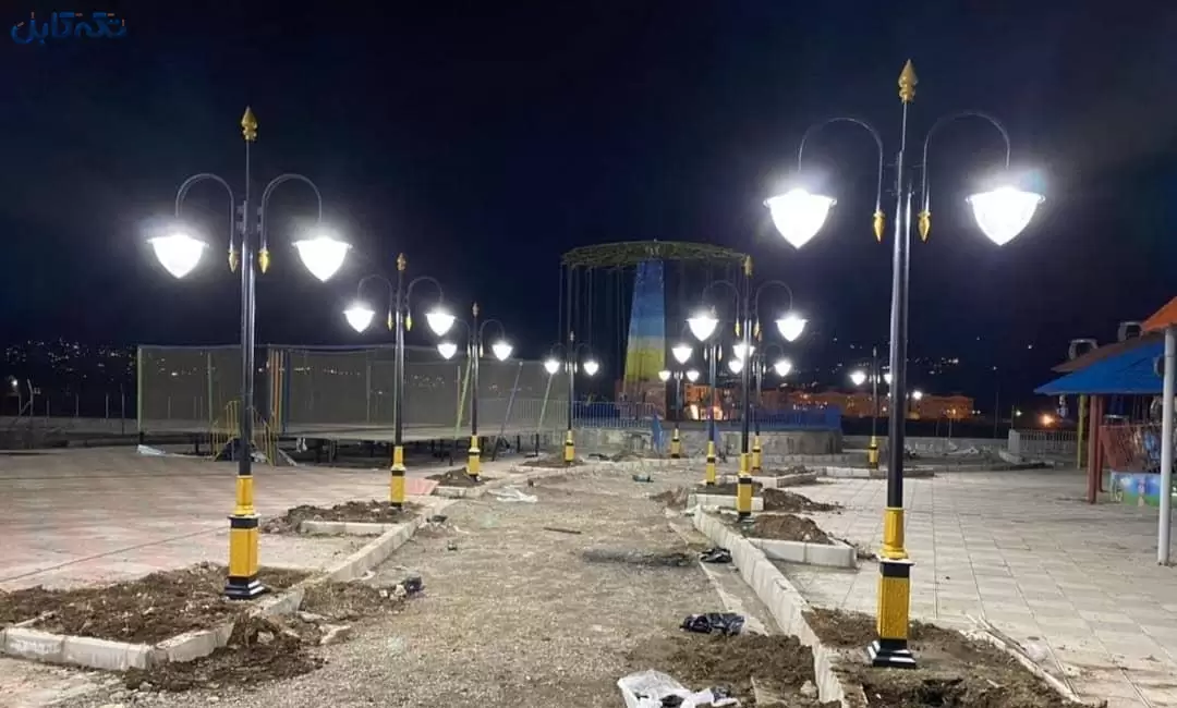 پایه چراغ فلزی فرشتگان خیابانی پارکی شهری مقاوم