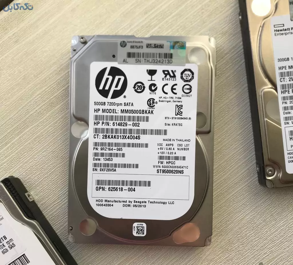 هارد سرور اچ‌پی HPE 500GB SATA 6G