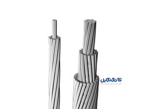 سیم لخت آلومینیوم با مغز فولاد ولف