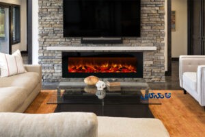 بخاری برقی شومینه ای