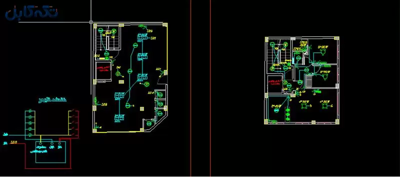 طراحی نقشه تاسیسات برق ساختمان
