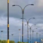 پایه چراغ پارکی دکوراتیو