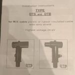 🔥 سرکابل پلاگین (چپقی) ۲۰ و ۳۶ کیلو ولت مارک Cooper