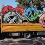 خرید وفروش قرقره کابل آهنی، چوبی و پلاستیکی