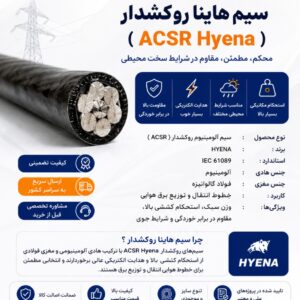 سیم هاینا روکشدار ( ACSR Hyena )