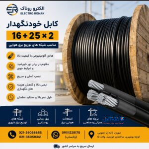 کابل خودنگهدار 2*25+16