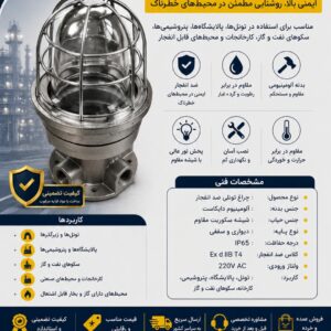 چراغ تونلی ضد انفجار(فروش )