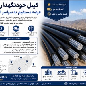 🇮🇶 كابلات ABC (الكابل ذاتي الدعم) صناعة إيرانية - تصدير مباشر إلى العراق