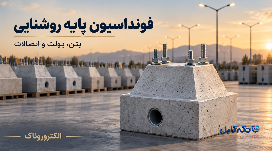 فونداسیون پیش‌ساخته پایه روشنایی؛ بررسی نقشه، مشخصات و راهنمای خرید