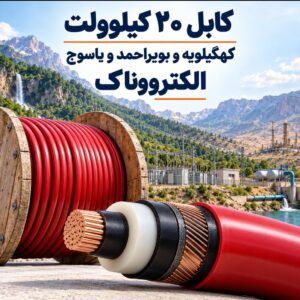 کابل ۲۰ کیلوولت در کهگیلویه و بویراحمد و یاسوج | تأمین کابل فشار متوسط